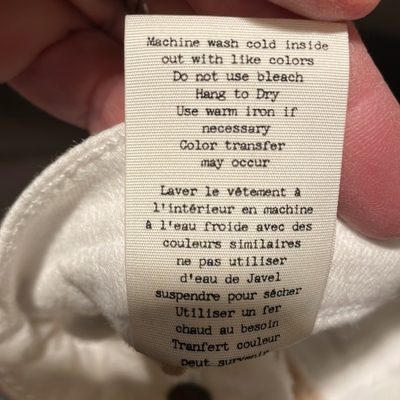 Rag & Bone Dre Distressed Cropped Skinny Jeans, White Brigade. Ripped. 25 - Picture 15 of 16